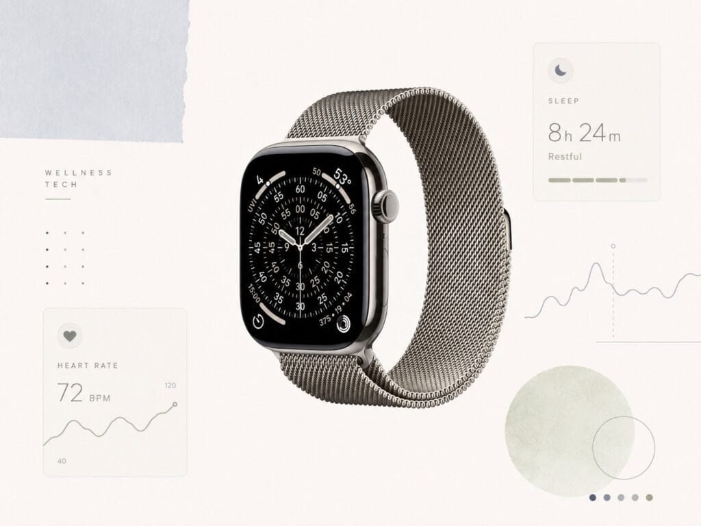 Apple Watch Series 10 health and wellness tracker with sleep and heart rate data 2026