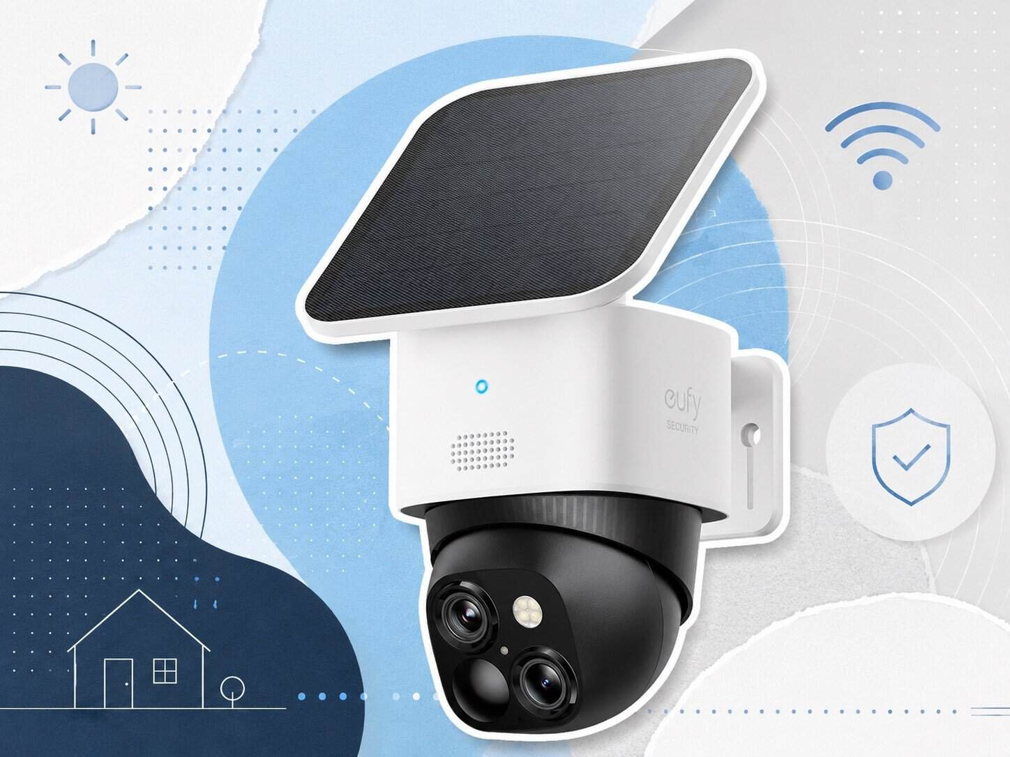 Outdoor tech gadgets – Eufy SoloCam S340 solar-powered outdoor security camera with WiFi