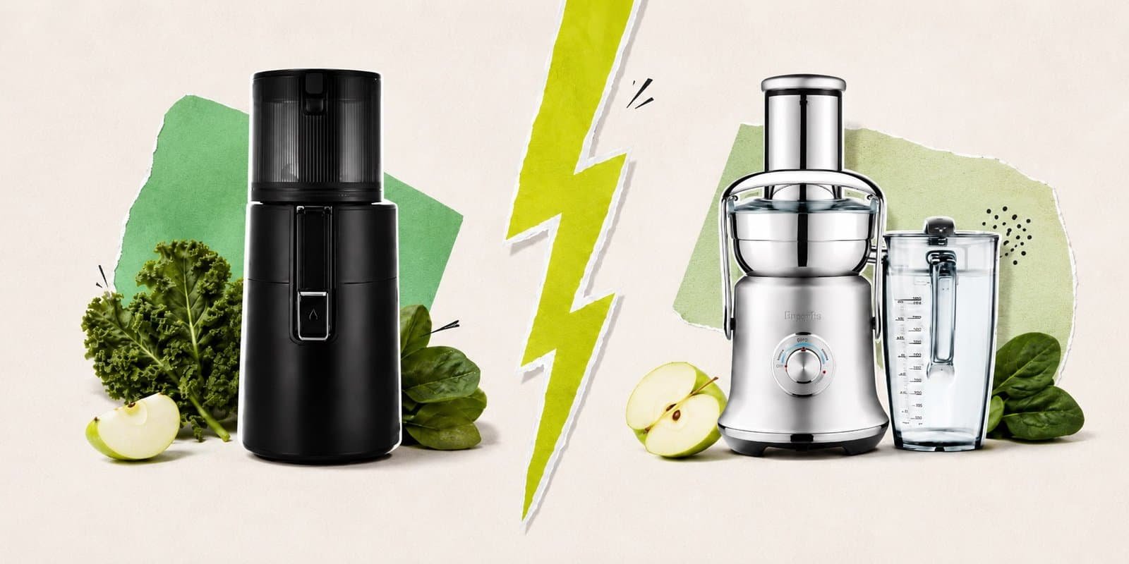 Hurom vs Breville juicer – H400 cold press vs Juice Fountain Cold XL centrifugal side by side comparison