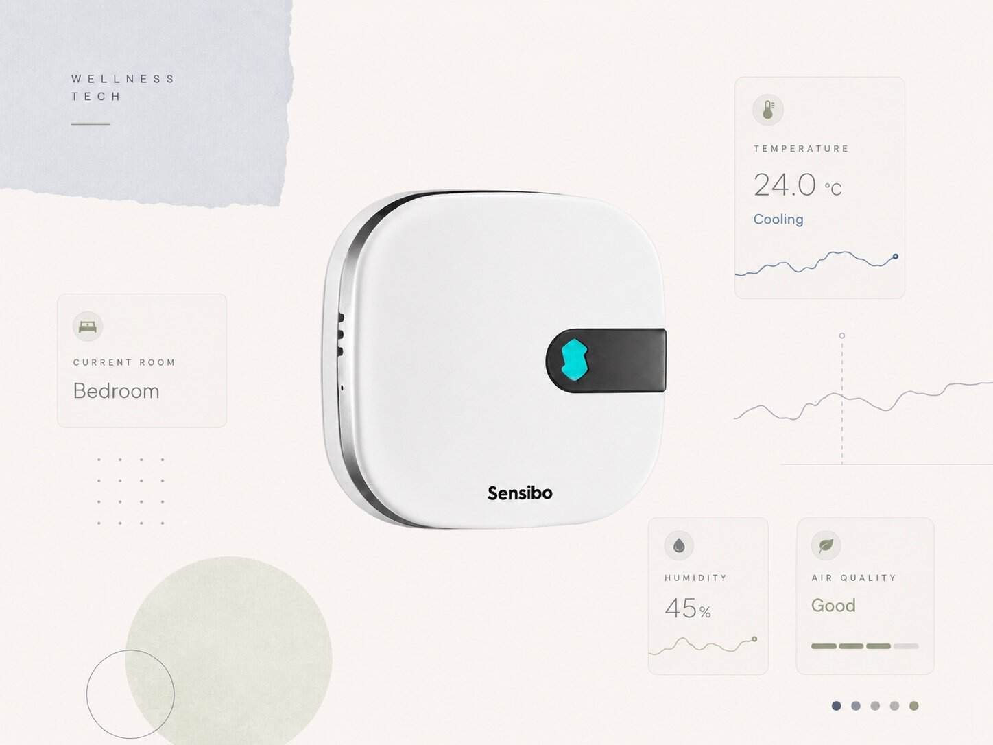 Sensibo Air smart AC controller with temperature and air quality monitoring 2026